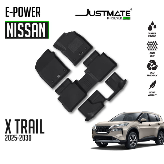 พรมปูพื้นรถยนต์ NISSAN X-TRAIL E-POWER [ YEARS. 2025 - 2030 ]