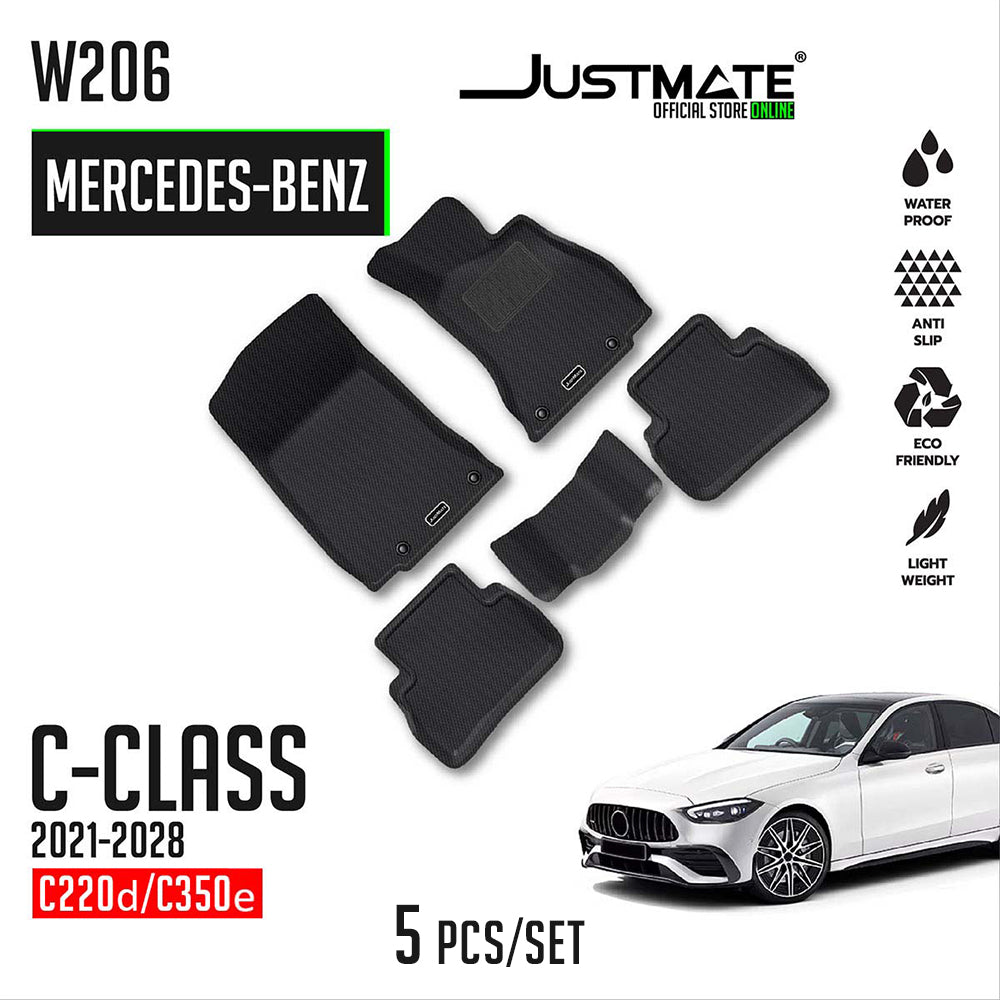 พรมปูพื้นรถยนต์ MERCEDES-BENZ C-CLASS W206 [ YEARS. 2021 - 2028 ]
