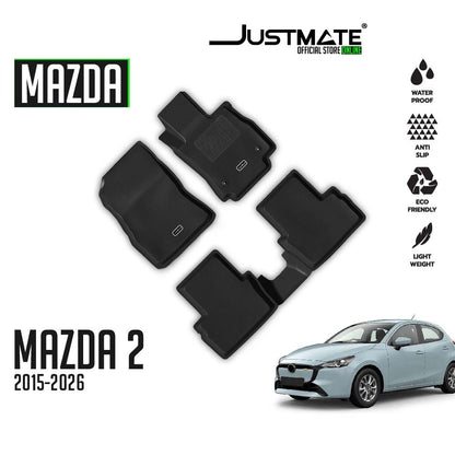 พรมปูพื้นรถยนต์ MAZDA 2  [ YEARS. 2015 - 2026 ]