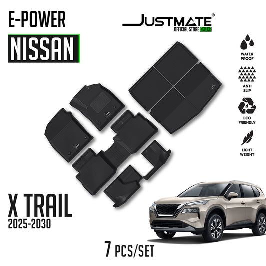 พรมปูพื้นรถยนต์ NISSAN X-TRAIL E-POWER [ YEARS. 2025 - 2030 ] FULLSET