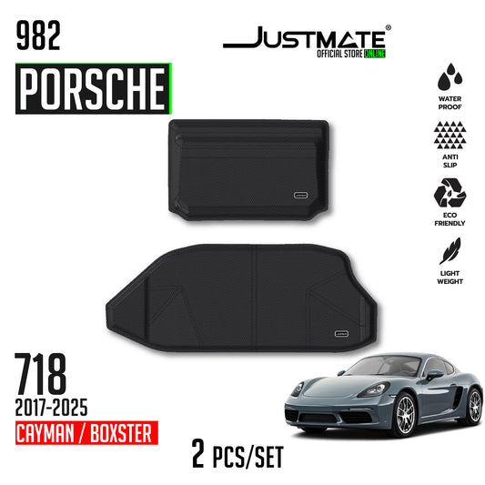 ถาดท้ายรถยนต์  PORSCHE- 718 CAYMEN [ YEARS. 2017 - 2025 ] CARGO