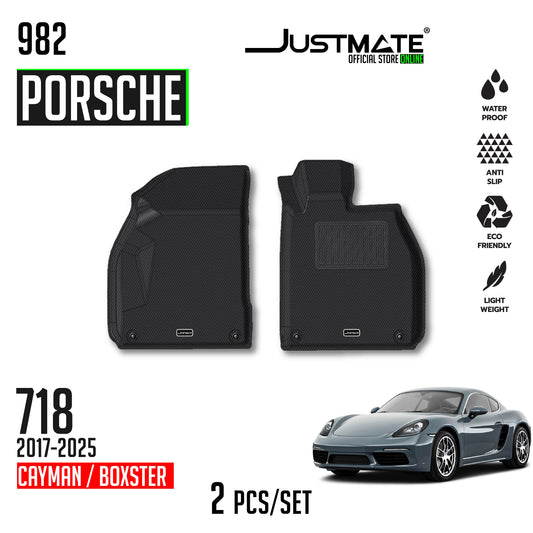 พรมปูพื้นรถยนต์  PORSCHE- 718 CAYMEN [ YEARS. 2017 - 2025 ]