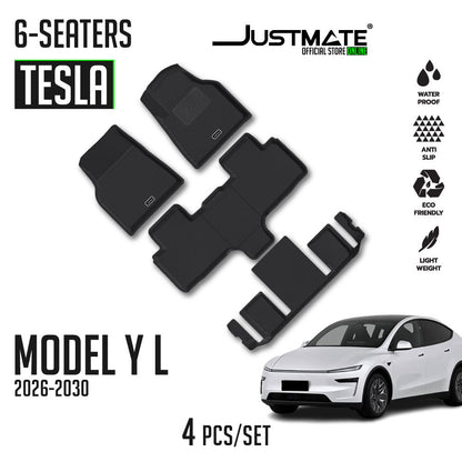 พรมปูพื้นรถยนต์ TESLA MODEL Y L [2026 - 2030] 6 SEATER