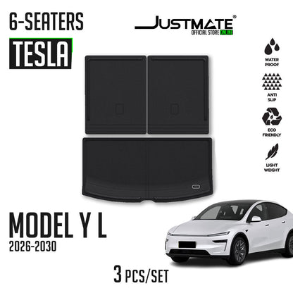 ถาดท้ายรถยนต์ TESLA MODEL Y L [2026 - 2030] 6 SEATER CARGO