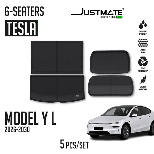 ถาดท้ายรถยนต์ TESLA MODEL Y L [2026 - 2030] 6 SEATER CARGO + FRUNK / TRUNK