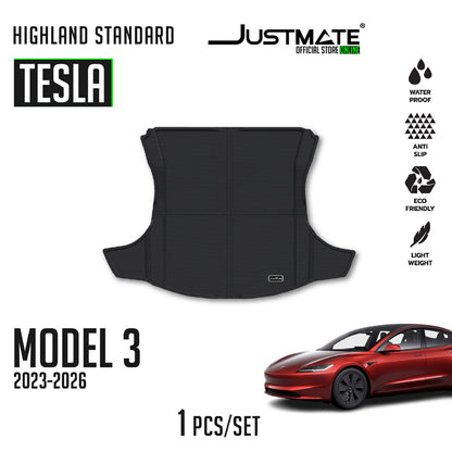 ถาดท้ายรถยนต์ TESLA MODEL 3 HIGHLAND STANDARD [ YEARS.  2024 - 2026 ] CARGO