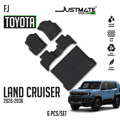 พรมปูพื้นรถยนต์ TOYOTA LAND CRUISER FJ [ YEARS. 2026 - 2036 ] FULL SET