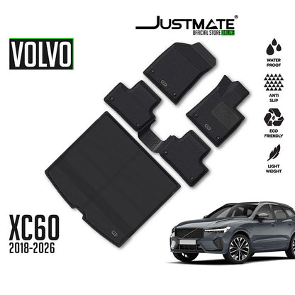 พรมปูพื้นรถยนต์ VOLVO XC60 [2018 - 2026] น้ำมัน และ HEV FULL SET