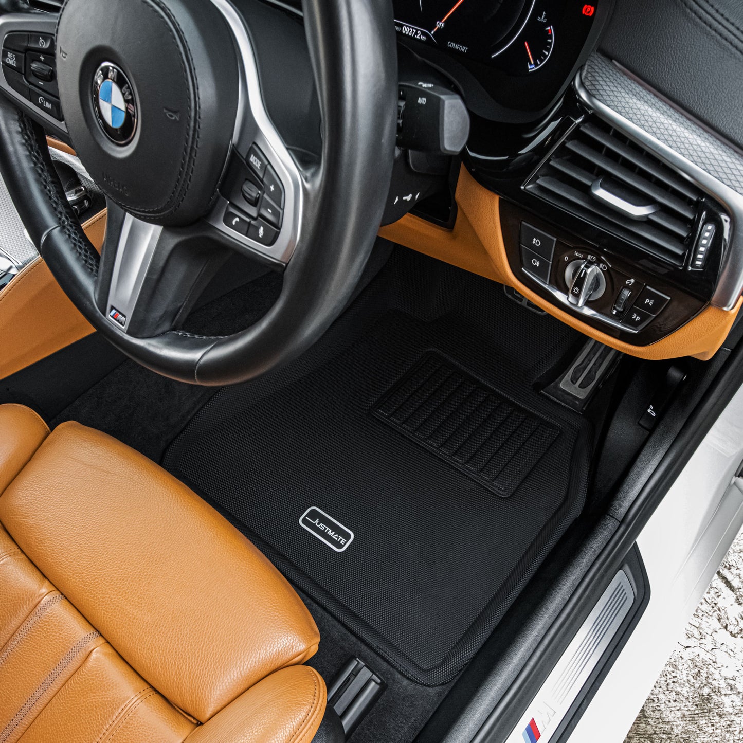 พรมปูพื้นรถยนต์ Justmate BMW G30 5 SERIES 520d, 530e 02