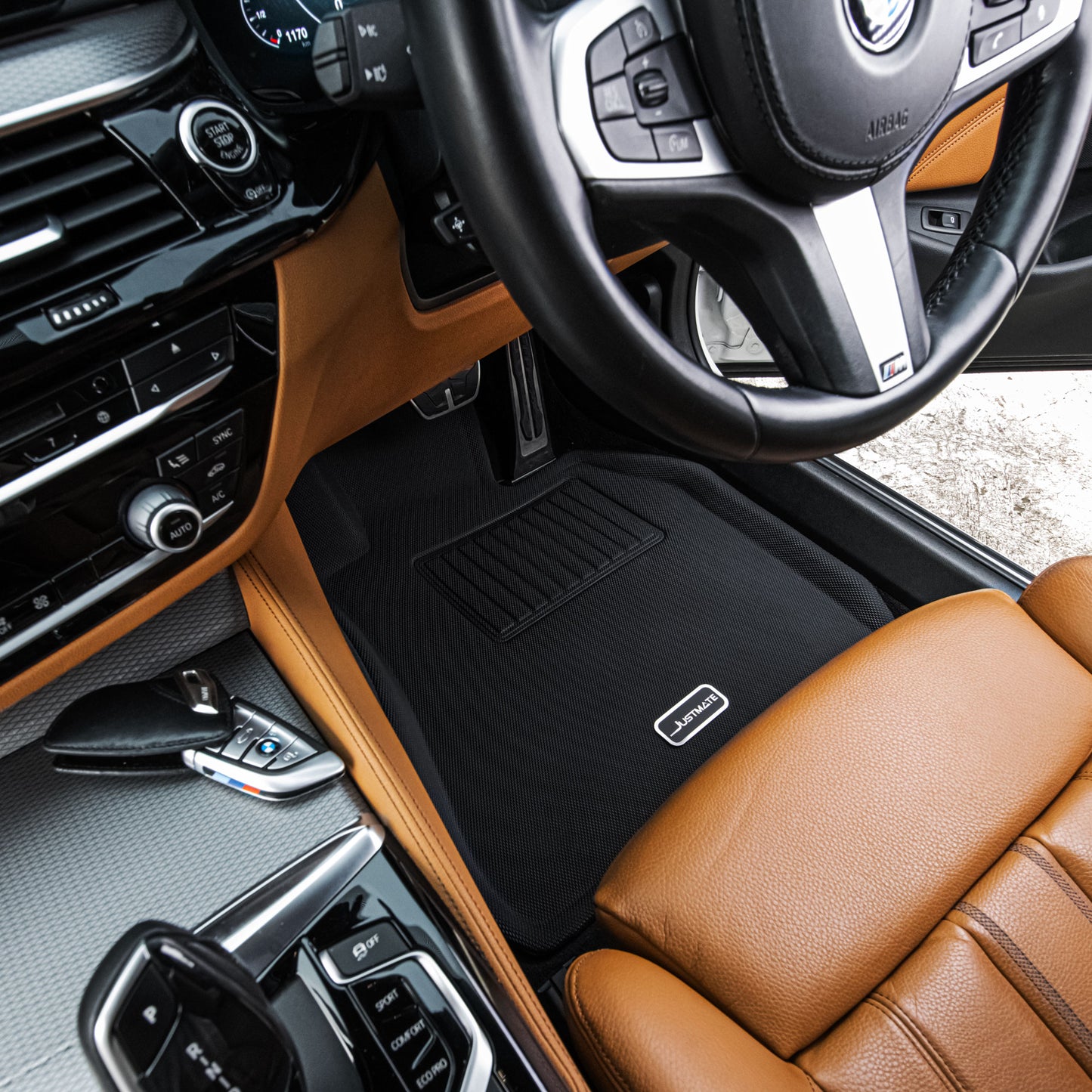พรมปูพื้นรถยนต์ Justmate BMW G30 5 SERIES 520d, 530e 04