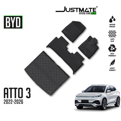 พรมปูพื้นรถยนต์ Justmate BYD ATTO 3 25