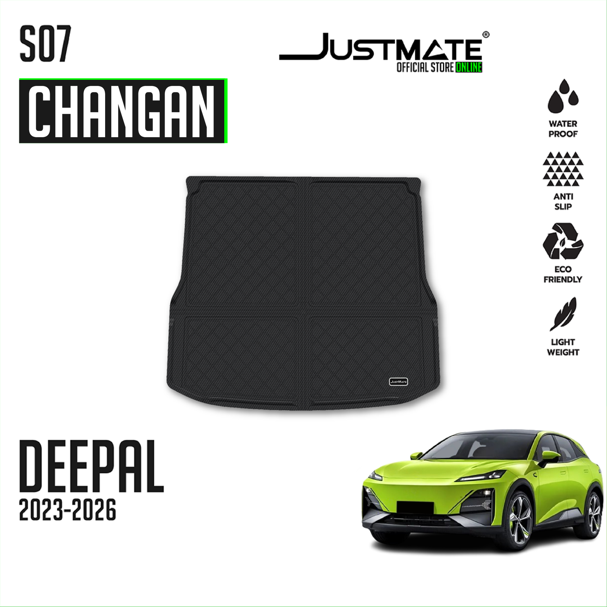 ถาดท้ายรถยนต์ Justmate CHANGAN DEEPAL S07 00