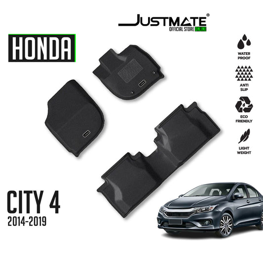 พรมปูพื้นรถยนต์ Justmate Honda City 2014