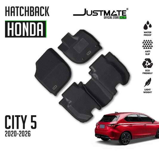 พรมปูพื้นรถยนต์ Justmate Honda City Hatchback 