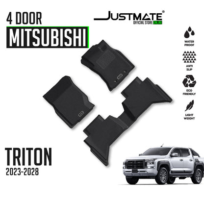 พรมปูพื้นรถยนต์ Justmate Mitsubishi NEW-GEN TRITON 4D 01