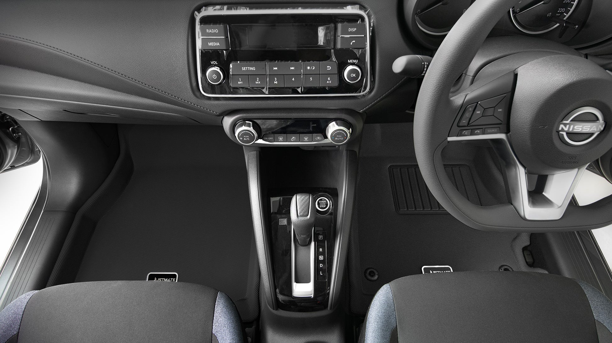 พรมปูพื้นรถยนต์ Justmate NISSAN ALMERA 01