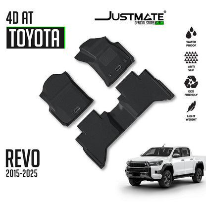 พรมปูพื้นรถยนต์ Justmate TOYOTA REVO 4D AT 01