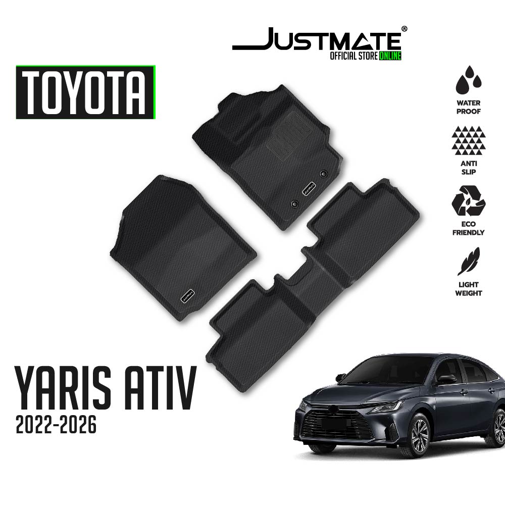 พรมปูพื้นรถยนต์ Justmate TOYOTA YARIS ATIV 2022