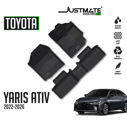 พรมปูพื้นรถยนต์ Justmate TOYOTA YARIS ATIV 2022