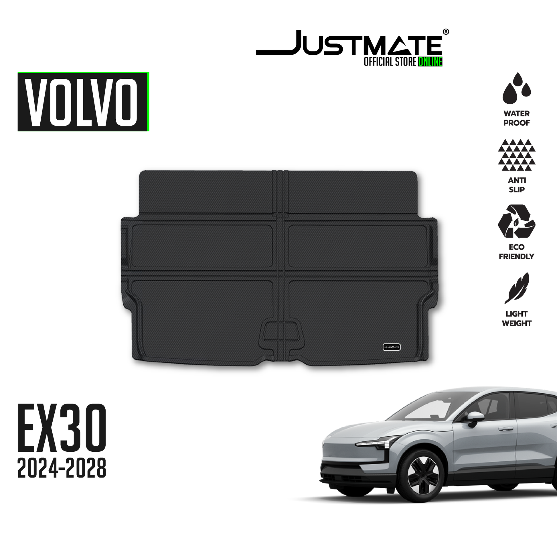 ถาดท้ายรถยนต์ Justmate VOLVO EX30 01