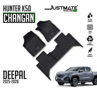 พรมปูพื้นรถยนต์ CHANGAN DEEPAL HUNTER K50 [ YEARS.2025 - 2028 ]