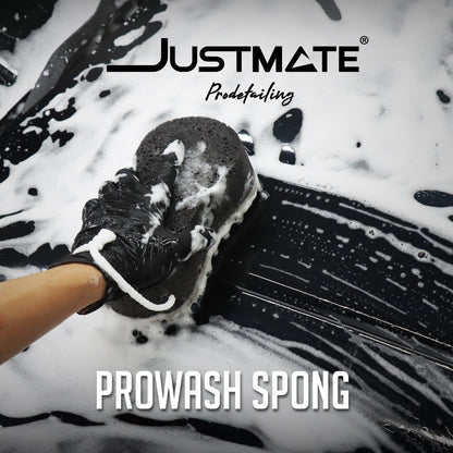 [JUSTMATE PRO DETAILING] ฟองน้ำทำความสะอาดรถยนต์แบบสองชั้น ฟองน้ำล้างรถ Prowash Sponge Black