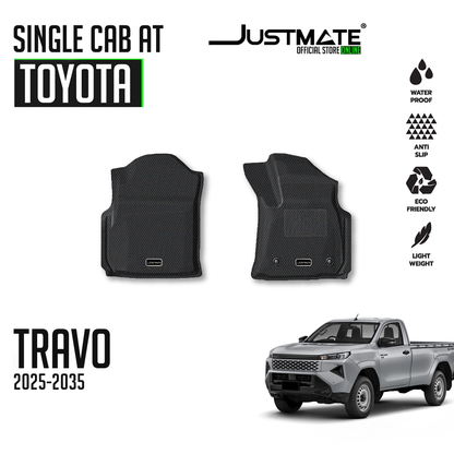พรมปูพื้นรถยนต์ TOYOTA HILUX TRAVO SINGLE CAB AT [ YEARS. 2025 - 2035 ]