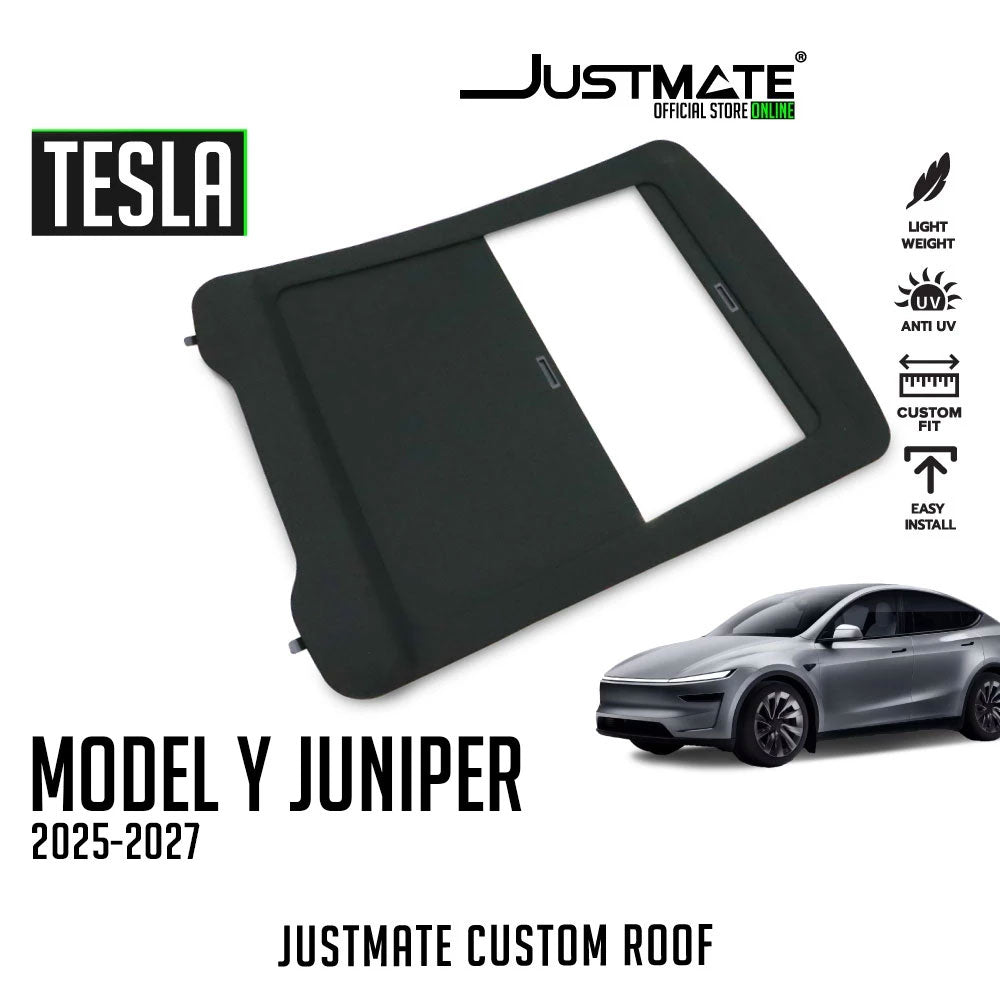 [JUSTMATE] ที่บังแดดในรถแบบเลื่อนเปิดปิดได้ CUSTOM ROOF FOR TESLA MODEL Y JUNIPER