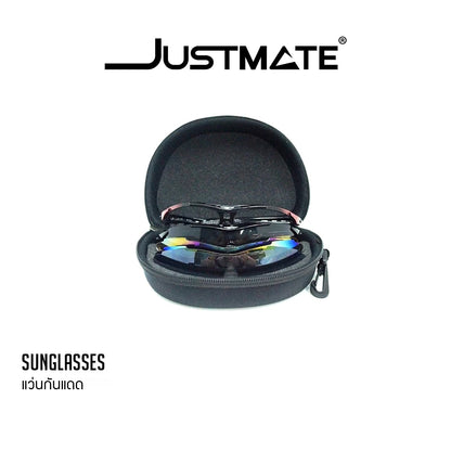 [JUSTMATE] แว่นกันแดดเลนส์ Polarize แว่นเล่นกีฬา ถนอมสายตา GOT ตัดแสง กัน UV กรอบแว่น 3 สี 5 เลนส์