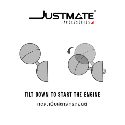 [JUSTMATE] JOY START จอยสติ๊กสตาร์ทรถยนต์ สำหรับ Push Start
