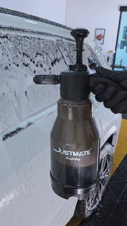 [JUSTMATE PRO DETAILING] อุปกรณ์พ่นโฟมแบบปั๊มลม 2 ลิตร SNOW FOAM TANK 2 L