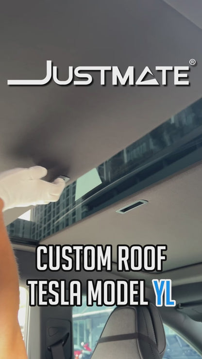 [JUSTMATE] ที่บังแดดในรถแบบเลื่อนเปิดปิดได้ CUSTOM ROOF FOR TESLA MODEL Y L