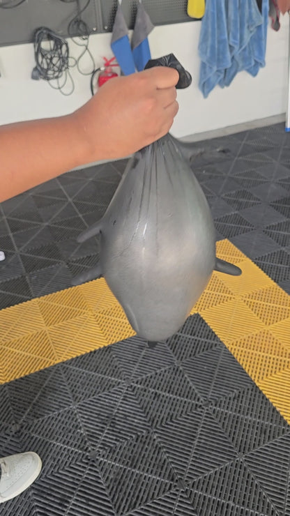 [JUSTMATE PRO DETAILING] ถุงมือยางอเนกประสงค์สีดำ AMBUMAX BLACK LATEX GLOVES จำนวน 20 ชิ้น