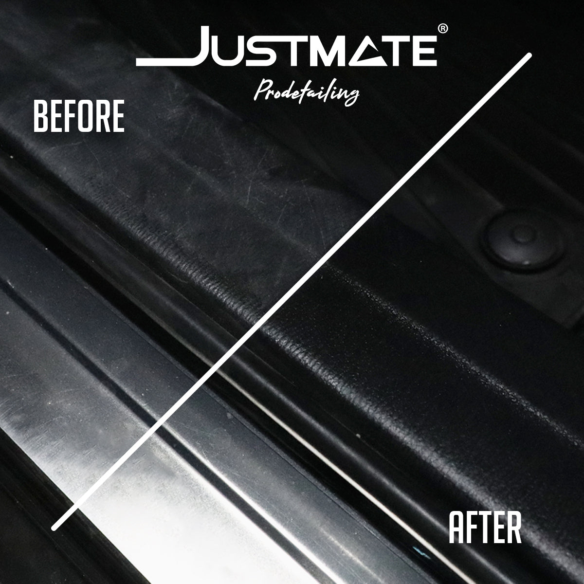 [JUSTMATE PRO DETAILING] สเปรย์เคลือบเงาพลาสติกดำ เครื่องหนัง และยางดำ SILICONE PROTECT & TIRECOAT