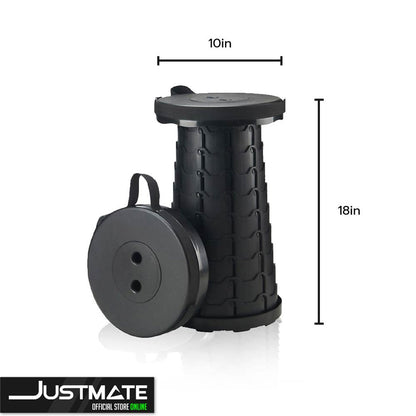 เก้าอี้อเนกประสงค์ เก้าอี้พกพา พับเก็บได้ Outdoor  Folding Stool (BK)