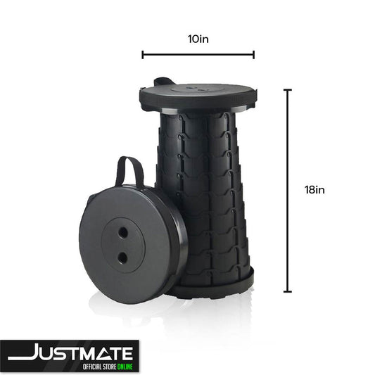 เก้าอี้อเนกประสงค์ เก้าอี้พกพา พับเก็บได้ Outdoor  Folding Stool (BK)